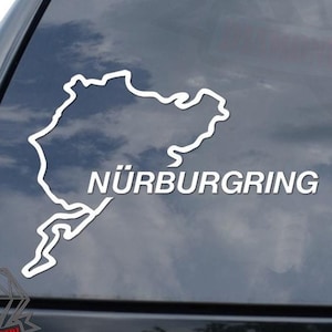 Nurburgring German Germany Auto Race Track Racing Sticker Decal For Car Truck Motorcycle Window Bumper Helmet Mug Laptop Wall Home Decor