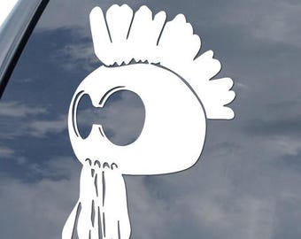 Ikaika Warrior Helmet Hawaiian Strong Powerful Sticker Decal For Car Truck Motorcycle Window Bumper Helmet Mug Laptop Wall Home Decor