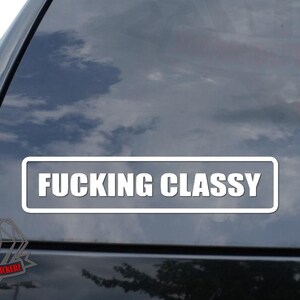 Effing Classy Japanese JDM Racing Motorsports Sticker Decal For Car Truck Motorcycle Window Bumper Helmet Mug Laptop Wall Home Decor