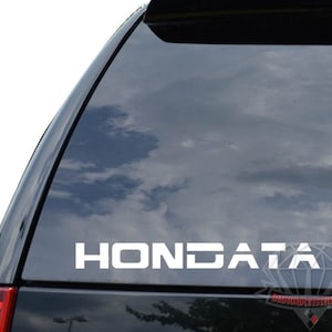 Hondata JDM Japanese Motorsports Racing Sticker Decal For Car Truck Motorcycle Window Bumper Laptop Wall Home Decor