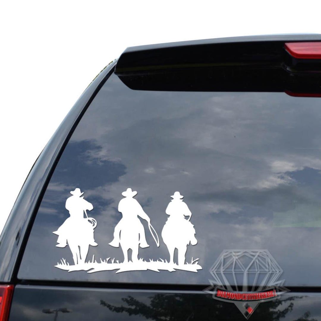 Master Rancher Sticker Cowboys Riding Horse Western Ranching Rancher Sticker Decal for Car ...