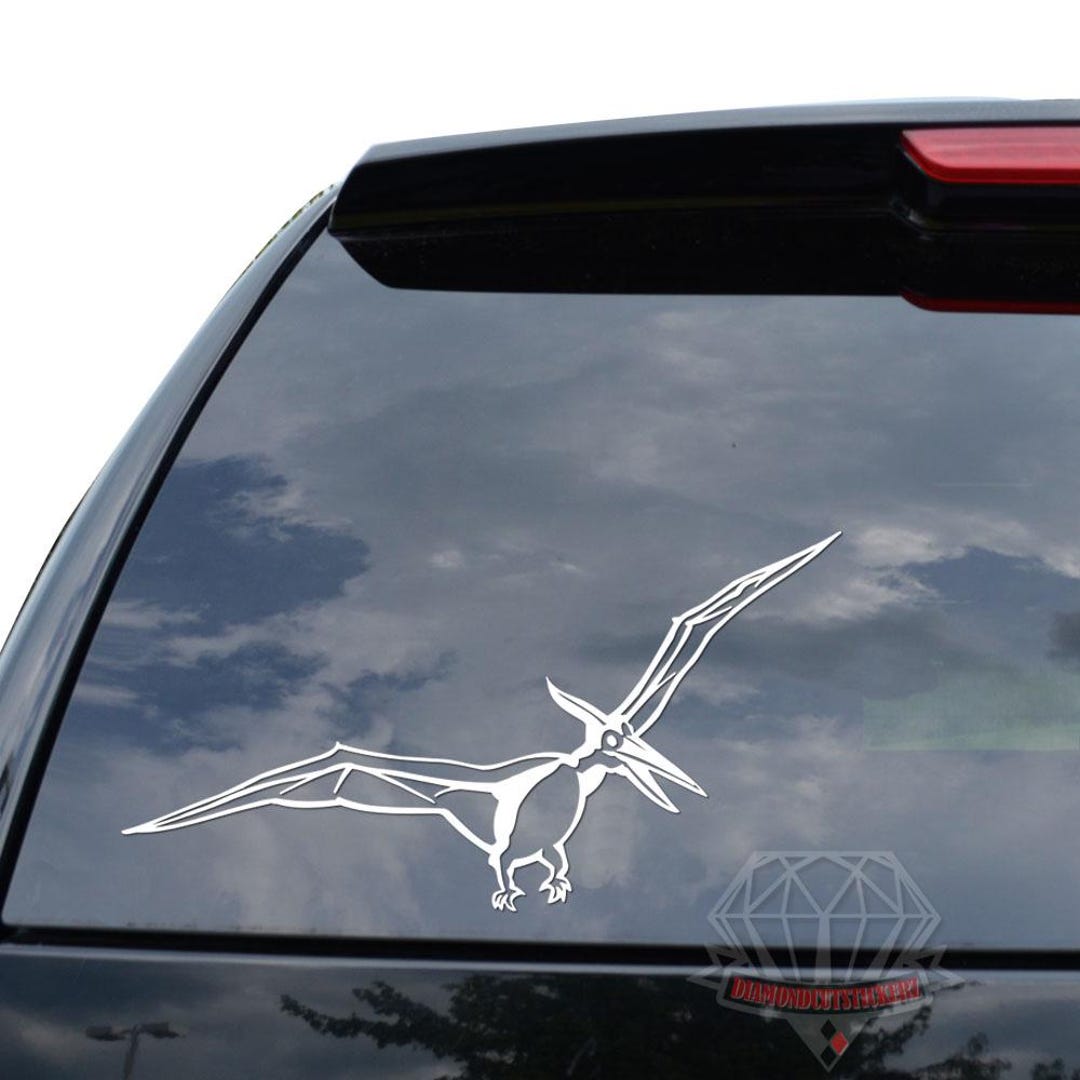 Pterodactyl Prehistoric Bird Flying Dinosaur Sticker Decal for Car ...