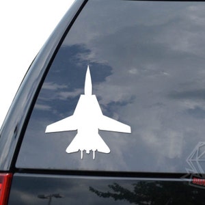 F-14 Tomcat Fighter Jet Plane Bomber Military Sticker Decal For Car Truck Motorcycle Window Bumper Helmet Laptop Wall Home Office Decor