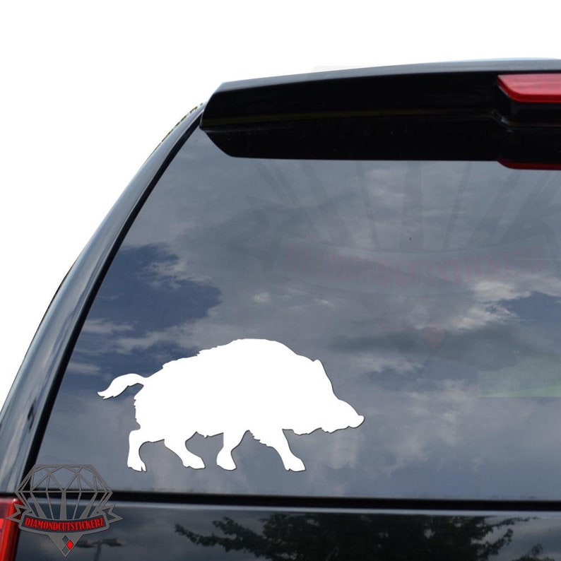 Wild Boar Hog Hunting Hunter Sportsman Sticker Decal for Car Truck ...