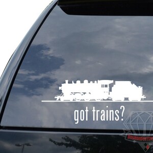 Got Trains Railroad Railway Tracks Conductor Engineer Sticker Decal For Car Truck Motorcycle Window Bumper Mug Laptop Wall Home Office Decor