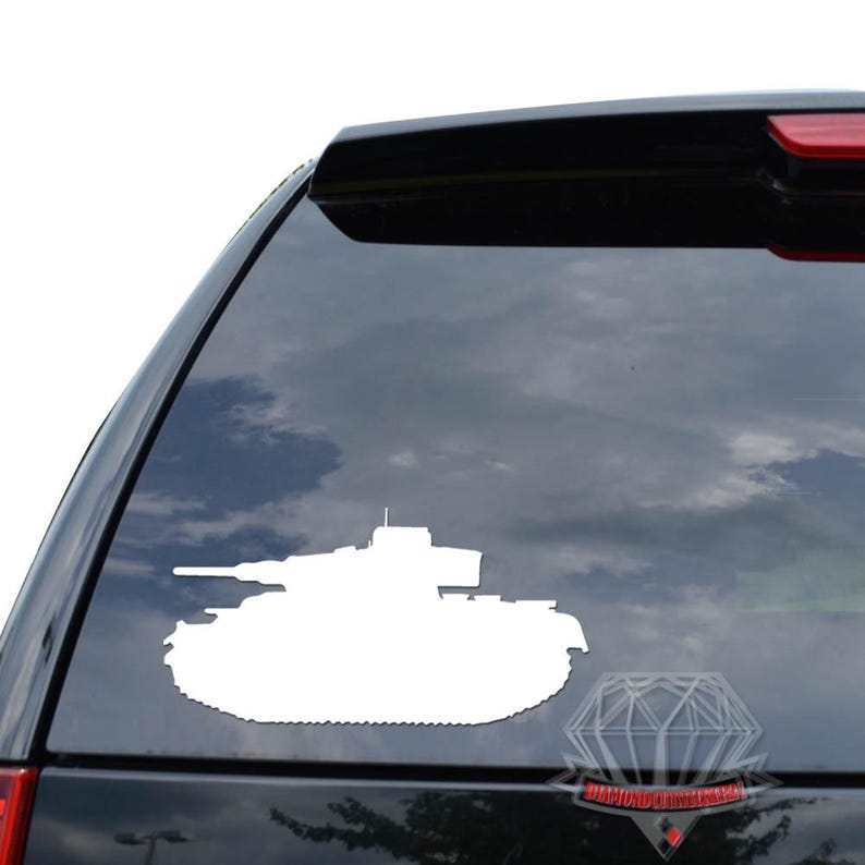 Panzer Window Sticker Panzer Tank World War II Army Military Sticker Decal for Car Truck ...