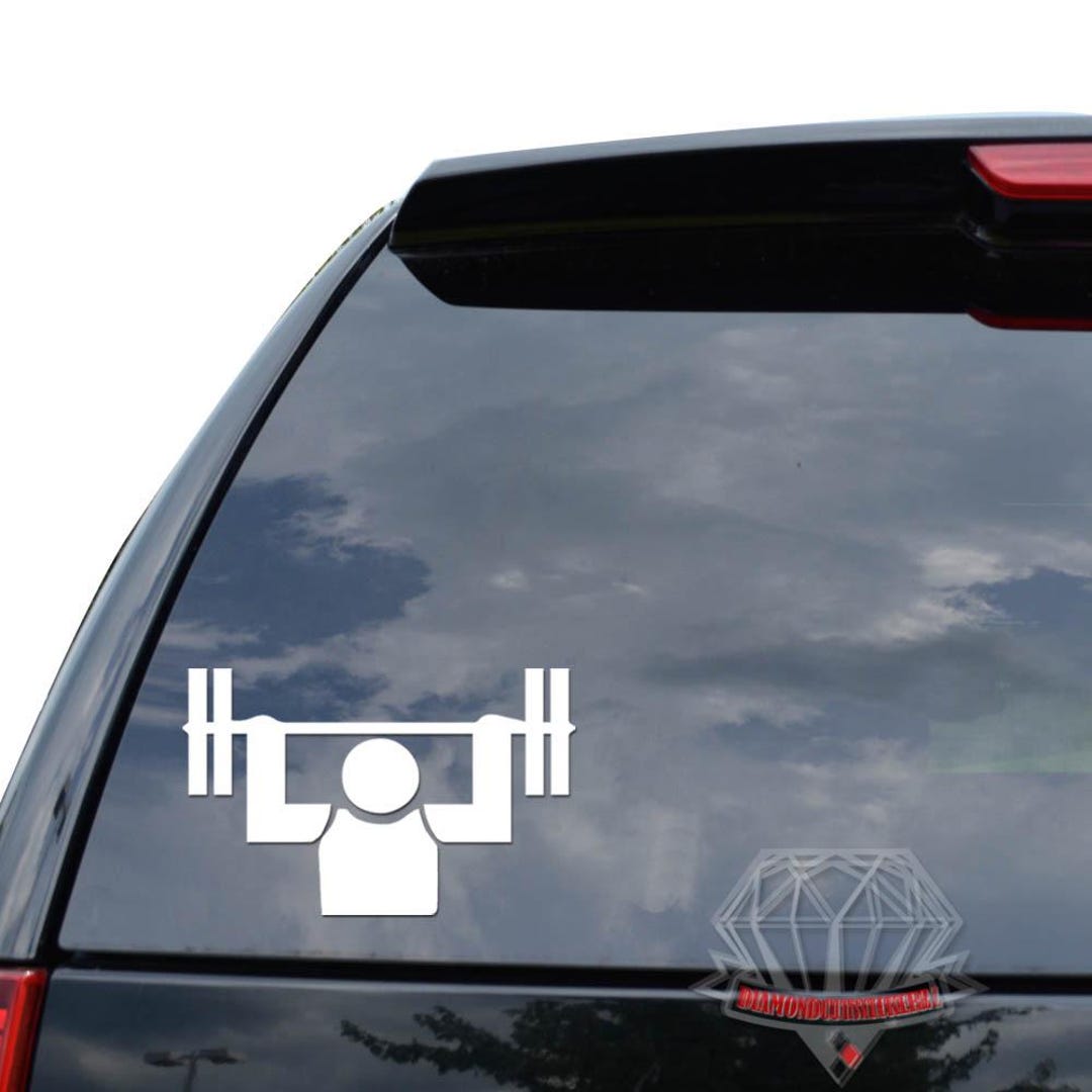 Weightlifter Weightlifting Gym Bodybuilding Bodybuilder Sticker Decal ...