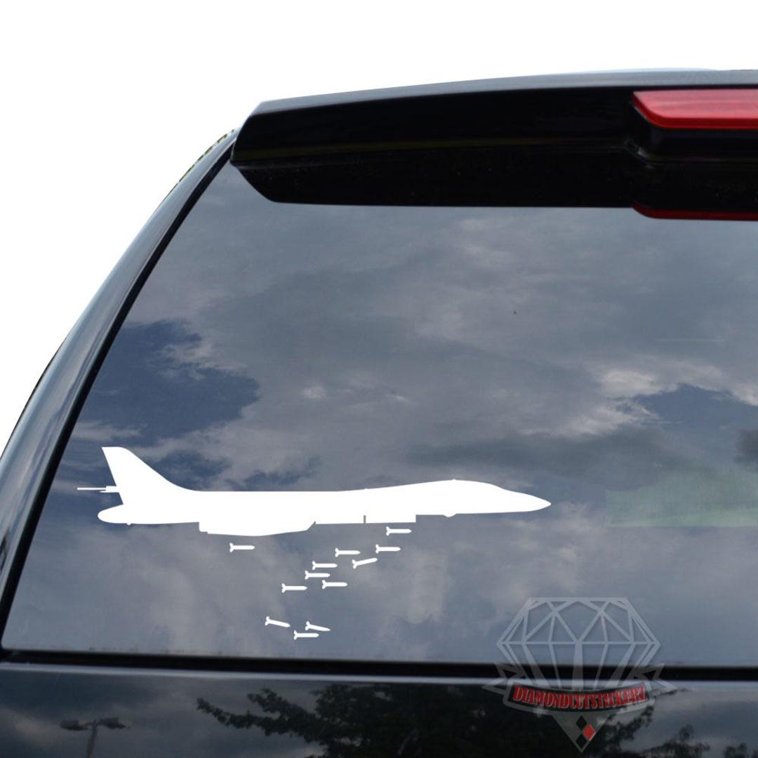 Fly Army Bumer Sticker B-1 Bomber Army Military Plane Pilot Sticker Decal #2 for Car Truck ...