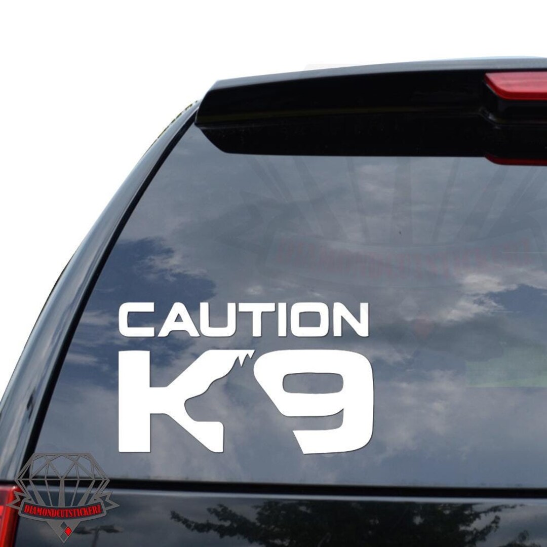 K9 Police Dog German Shepherd Malinois Pet Sticker Decal for Car
