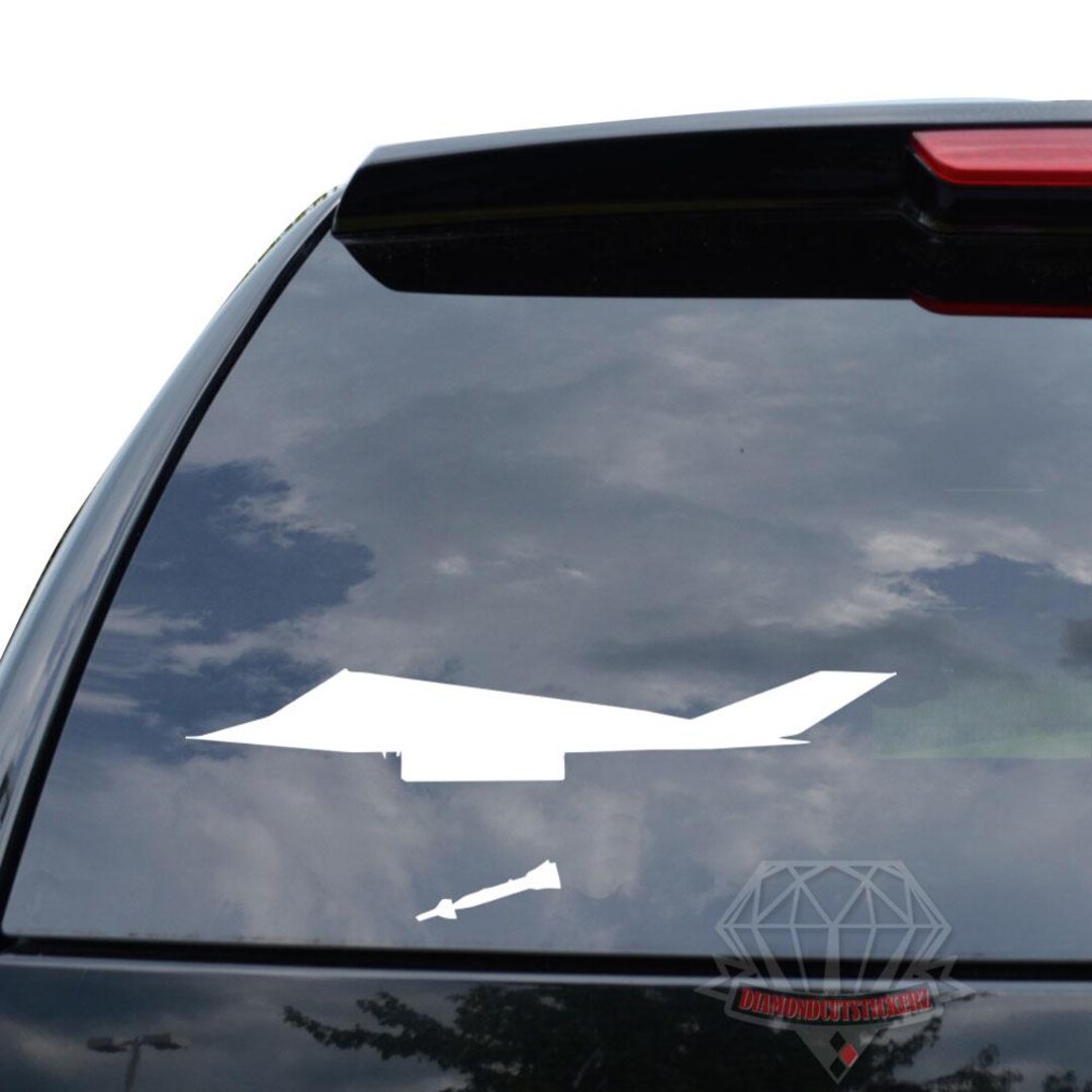 Faa Window Sticker F-117 Nighthawk Fighter Jet Plane Pilot Bomber Military Air Force ...