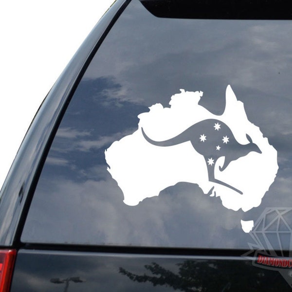 Sticker Vinile Autoadesivo Per Finestra Auto Australia Vinyl Decal Car ...