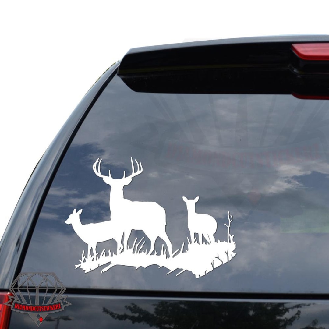 Deer Buck Family Hunting Hunter Sportsman Sticker Decal for Car Truck ...