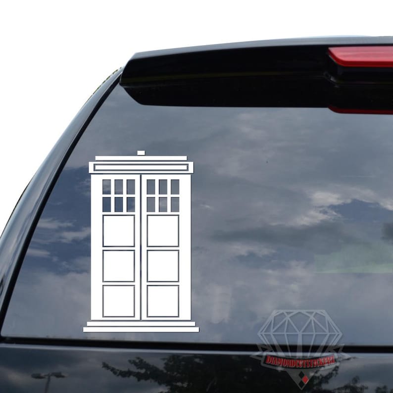 Tardis Phone Booth Time Travel Machine Sticker Decal for Car Truck ...