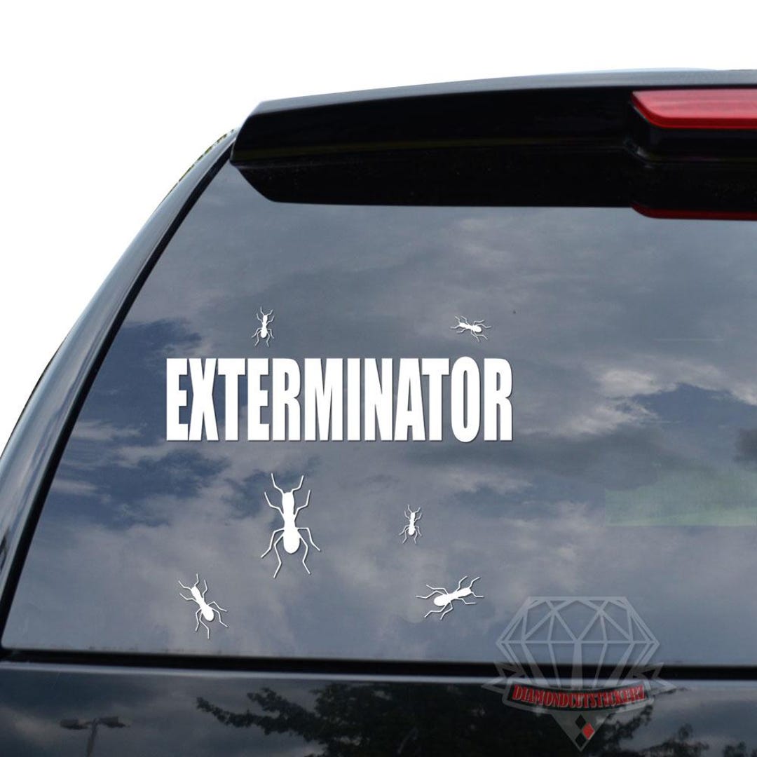 Exterminator Ant Bug Insect Sticker Decal for Car Truck Motorcycle ...
