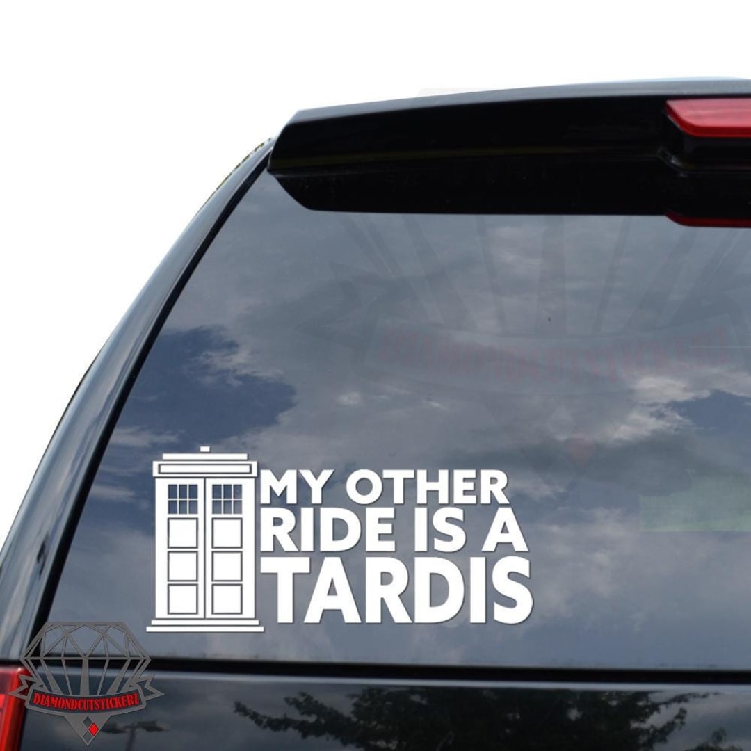 My Other Ride is A Tardis Phone Booth Sticker Decal for Car Truck ...