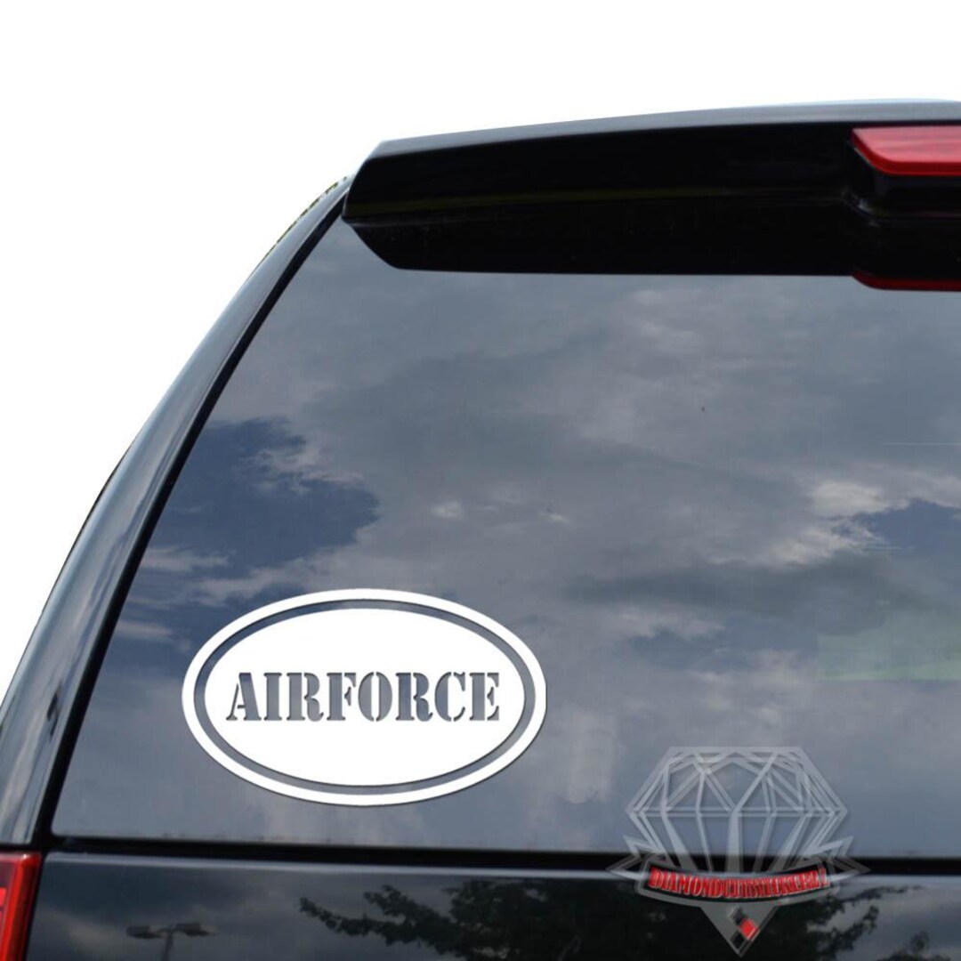 Airforce Air Force Oval Military Sticker Decal for Car Truck Motorcycle ...