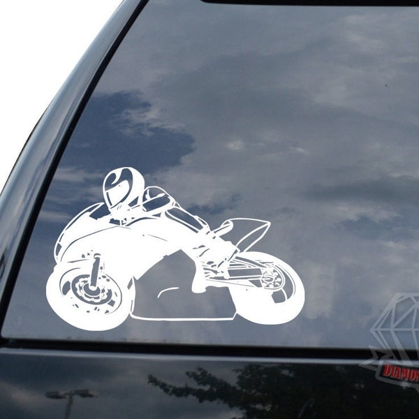 Street Bike Motorcycle Motorbike Racing Sticker Decal For Car Truck Window Bumper Helmet Mug Laptop Wall Home Decor