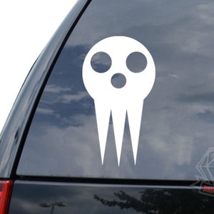 Ghost Death Skull Anime Sticker Decal For Car Truck Motorcycle Window Bumper Helmet Bottle Mug Laptop Wall Home Office Decor