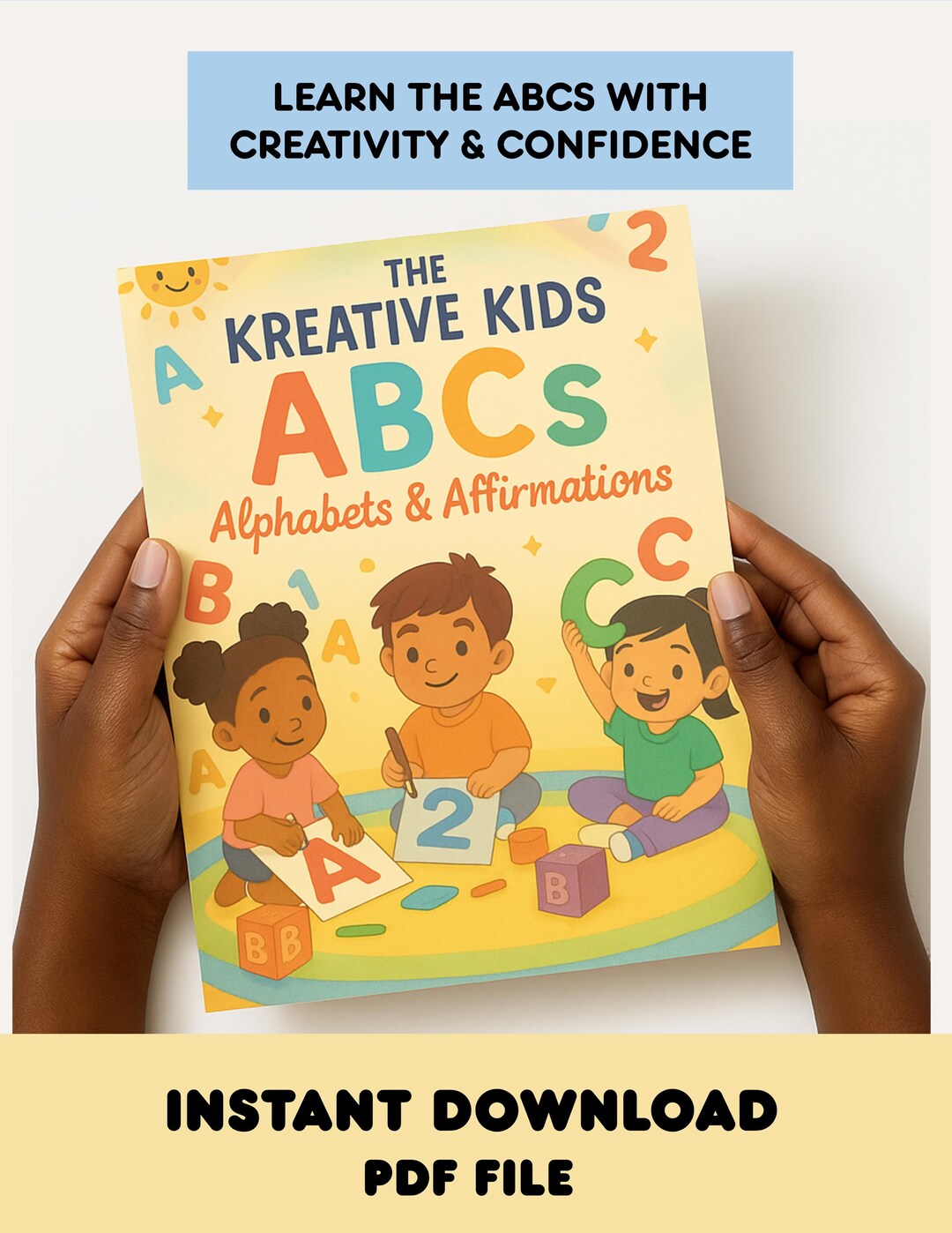 The Kreative Kids Abcs: Alphabets & Affirmations, ABC Coloring Pages ...