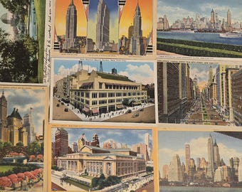 NewYork City NY Vintage Postcards used/unused
