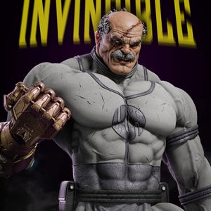 Conquest Figurine - Legendary villain for Invincible fans and painters - Resin Model Kit Gift by Zez Studios