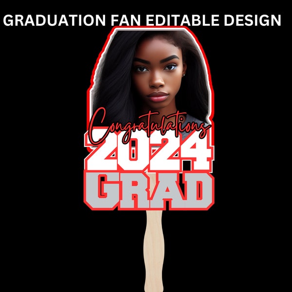 Graduation Fan Template