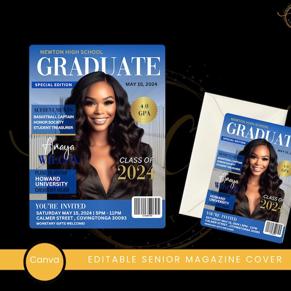 Graduation Magazine Cover