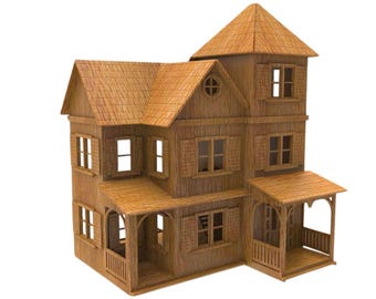 Kit de casa de muñecas Sarah Peale - Princesita - Rompecabezas de madera 3D - Regalo de Navidad y cumpleaños - Juego de simulación para niños a escala 1:24