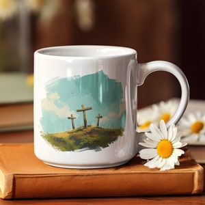 Ceramic Coffee Mug with Pastel Baby Chicks – Cute Cozy Spring Easter Gift for Mom, Adorable Drinkware