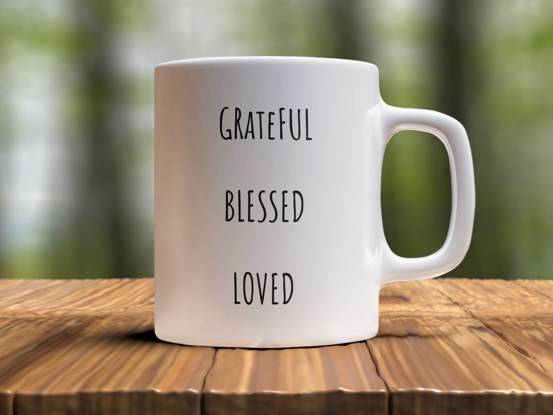 Lot De 4 Tasses à Café IKEA – Céramique Blanche Empilables – Messages Positifs