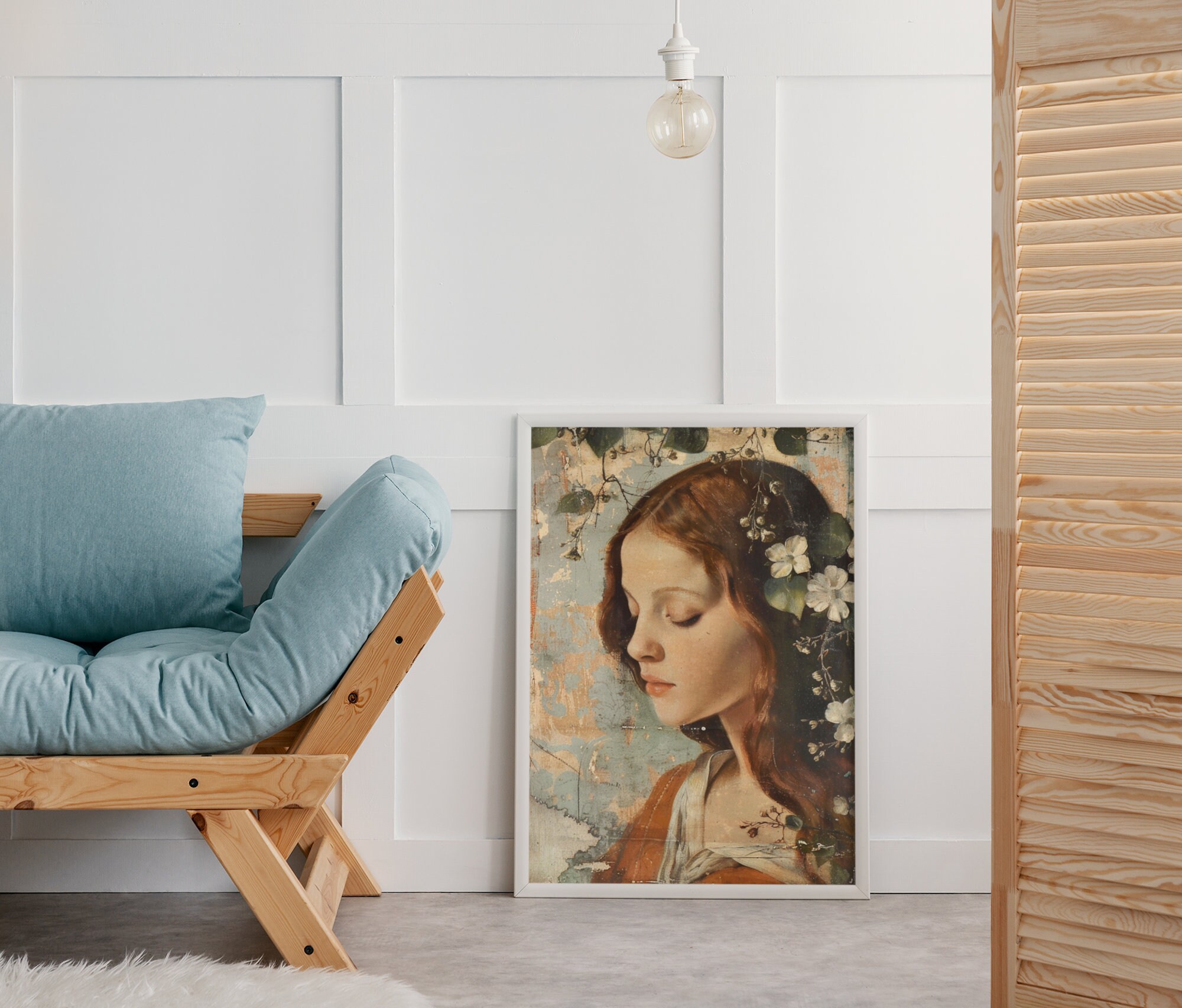 Vintage European Wall Art Set, 4piece Classic Decor, Elegant Home