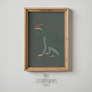 Whimsical Chameleon Print, Nursery Wall Art, Kids Room Decor, Reptile Poster, Printable Artwork, Gift for Animal Lovers, Instant Download