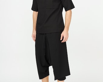 Side Layer Baggy Trousers