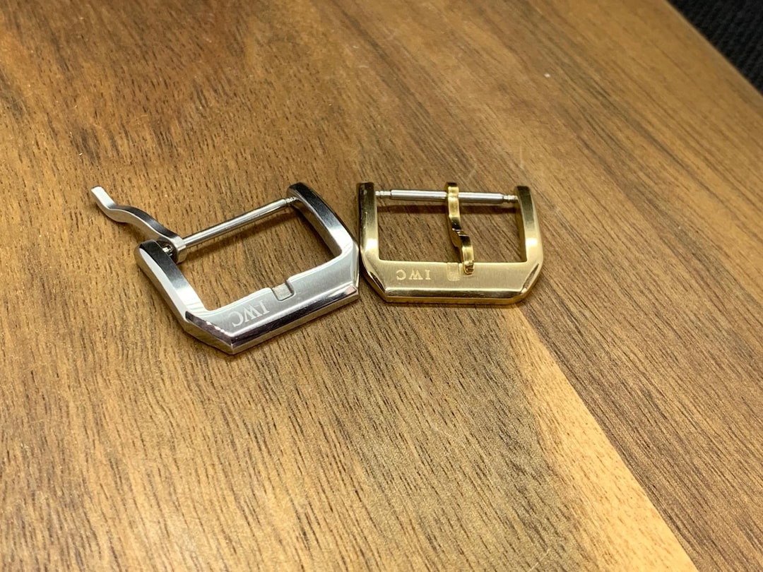 18mm IWC ステンレススチール バックル used 18mm, 20mm or 22mm Stainless Steel 316L Screw-in Buckle IWC