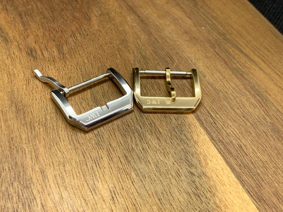Iwc Buckle 18mm Gold Silver Etsy Canada