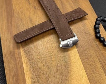 DISMAY 19mm IN Pelle Orologio Bande Cinturino Per Tag Carrera - Foto 2