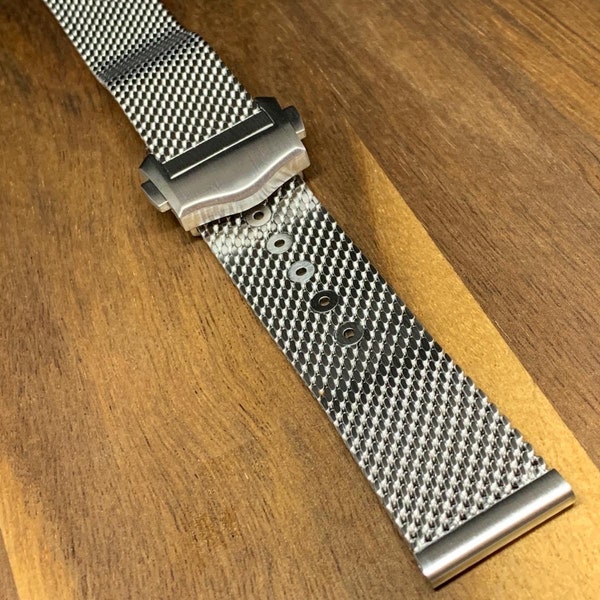 20mm Omega mesh 007 omega Semester 300 planet ocean  watch strap