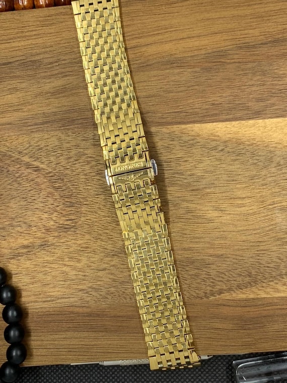Longines Gold Strap 18MM 20mm Watch Bracelet Strap Band Replacement for Longines Chain Bracelet Jubilee Etsy