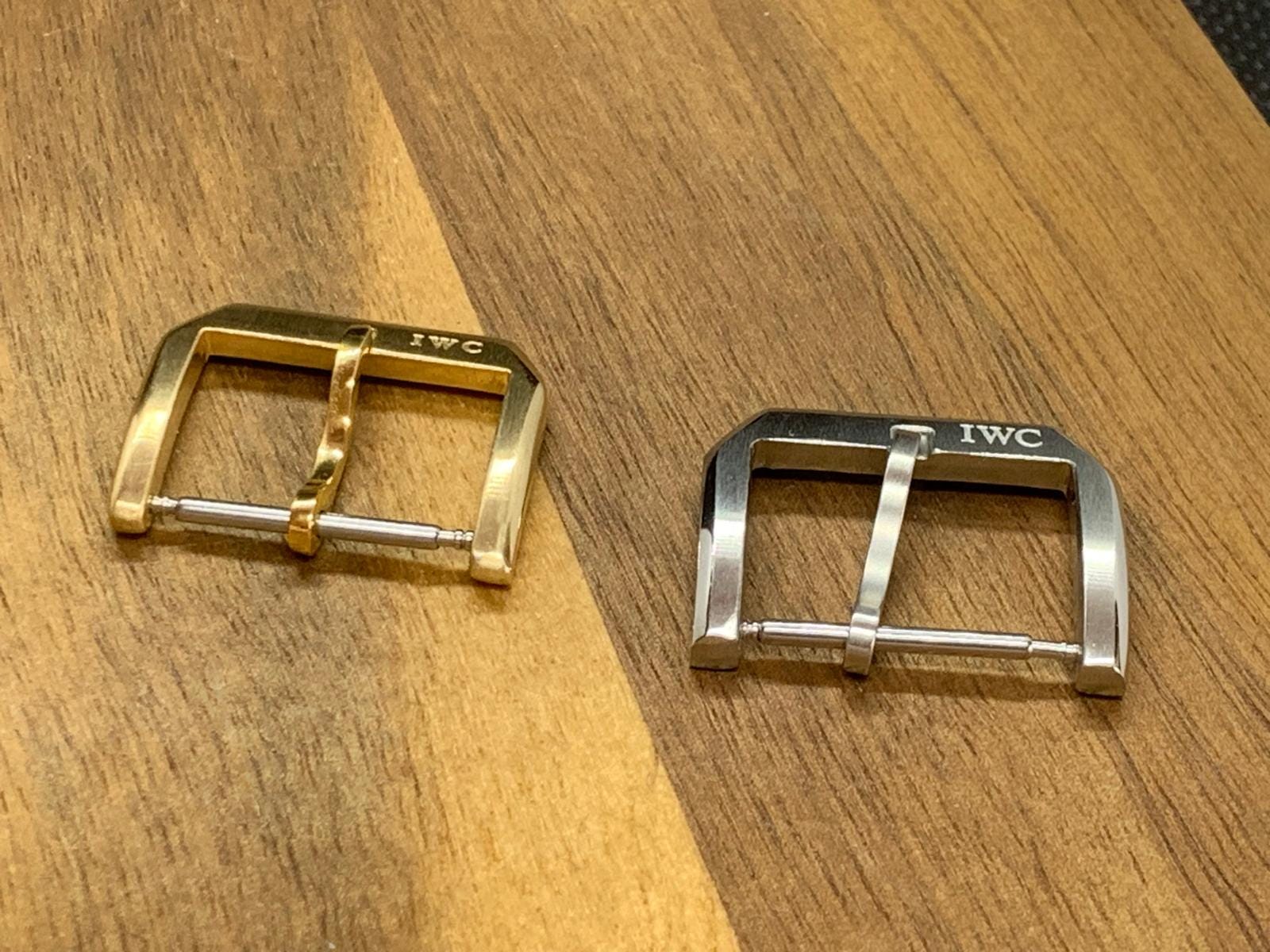 Iwc Buckle 18mm Gold Silver - Etsy
