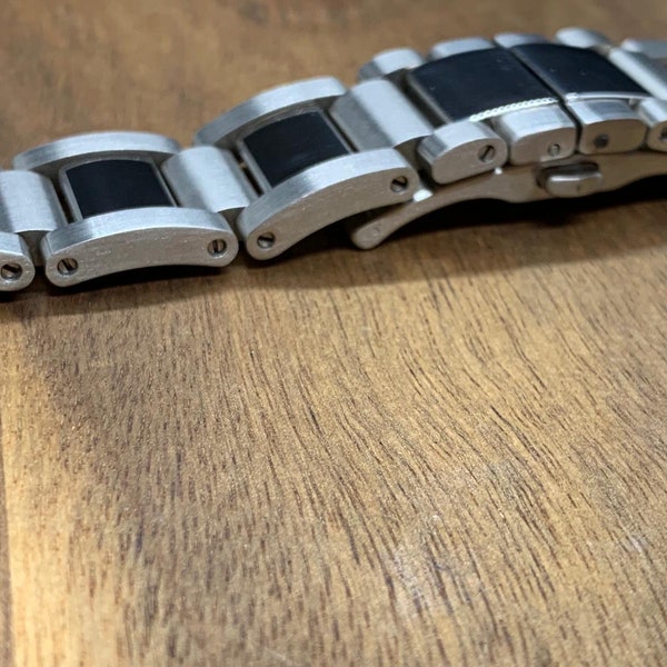 23mm Cartier strap Watch Strap Metal Bracelet Deployment Clasp fast shipping