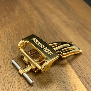 18mm Audemars Piguet deployment clasp gold