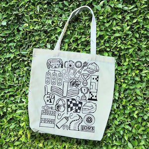 Formula 1 Inspired Tote Bag | F1 Tote Bag | Formula 1 Tote Bag | F1 Accessories