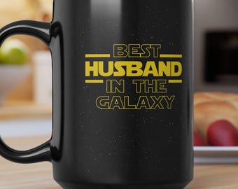 Taza Galaxia para el Mejor Esposo: Regalo para fans de Star Wars