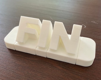 3d Printed *CUSTOM* Name Plate - Decoration - Snap Fit - Puzzle Pieces - CUSTOMIZABLE