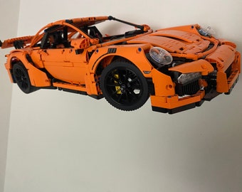 3d Printed Wall Mount for Lego® Porsche 911 GT3RS - 42056 *DOESN’T INCLUDE SCREWS* Design - Room Decor - Display - Lego - Porsche