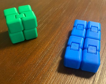 3d Printed Infinity Cube - Fidget Toy - 3d Print GIFT - Twisty - Rounded Edges - Fun to Play With!