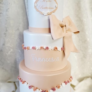 Torte scenografiche con personaggi 3d modellati a mano o lavorazioni particolari realizzate in polistirolo, gomma eva, argilla ultraleggera.