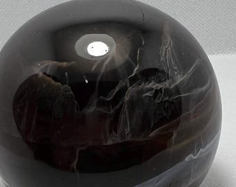 Botão de mudança de marchas Tiger Eye perfurado de 3"