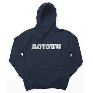 Motown Hoodie (Vintage Print) - Pullover Hooded Sweatshirt - Adult & Tall Sizes - Made to order - Premium Apparel