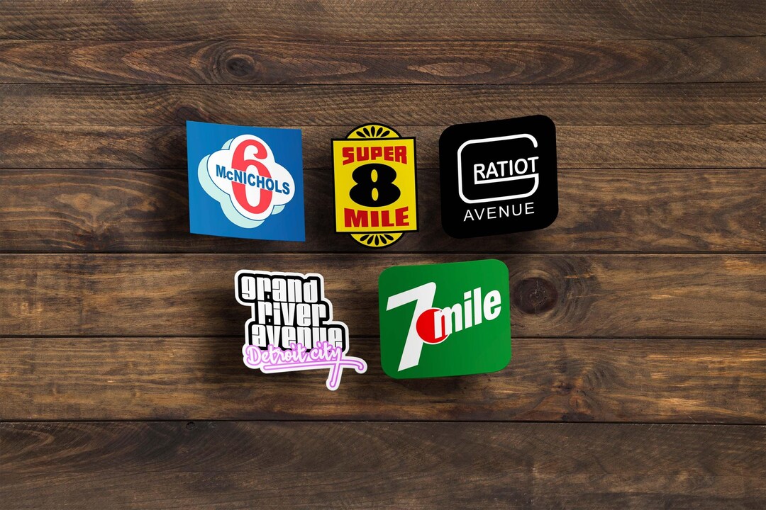 Detroit Streets Sticker Pack - Etsy